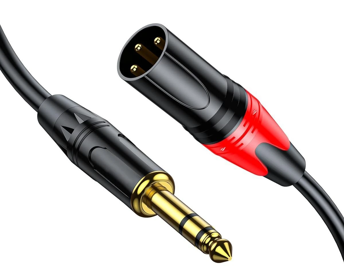 Factory Custom 6.35mm Trs Cable Audio Jack to XLR DMX Cable