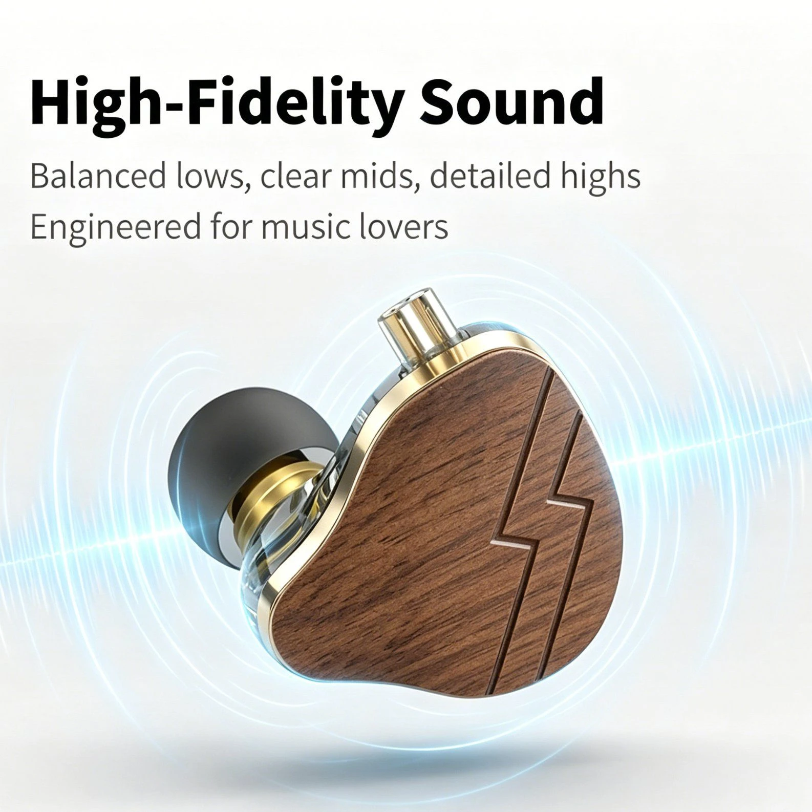 Factory Custom Metal HiFi Music Headphones