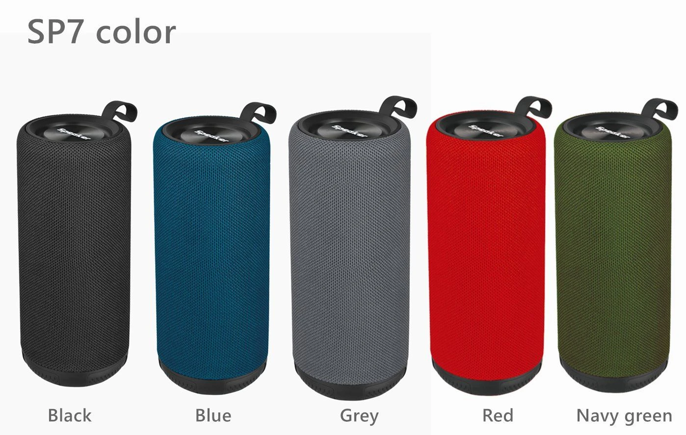 Factory Custom Wholesale Portable Wireless Waterproof Woofer Mini Outdoor LED Bluetooth Speaker