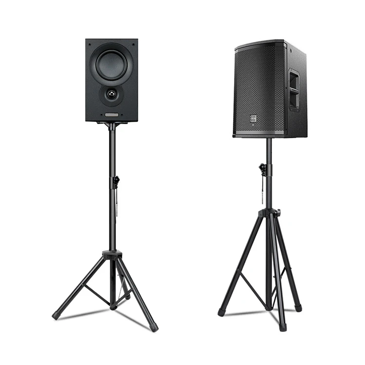 Factory Customs Stable Amplifier Floor Stand Metal Tripod Mounted Speaker Stand for KTV/DJ/Bar/Meeting/Stage