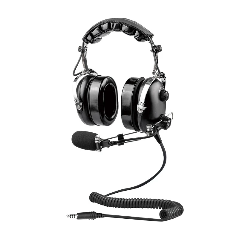 Factory Direct Pnr Noise Canceling Breathable Aviation Communications Headset 3.5mm Interface Custom Logo Private