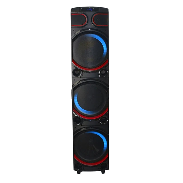 Factory Direct Supply 10 Inch Big Portable Speaker DJ Powered LED Bluetooth Party Speakers with Light Three Speakers