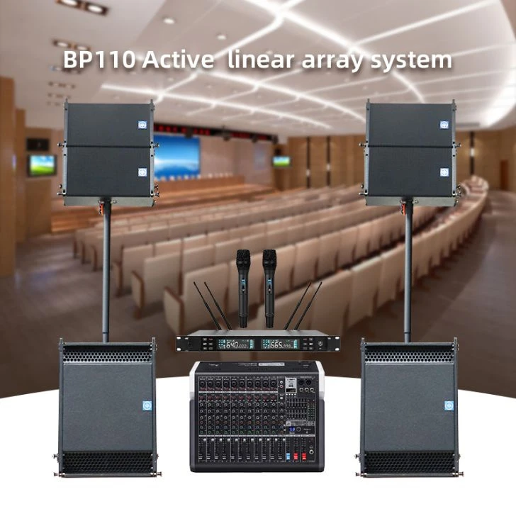 Factory Direct Wholesale Pricing Two-Way Active Dual-Driver Parallel Configuration PA Speaker for Theater Productions