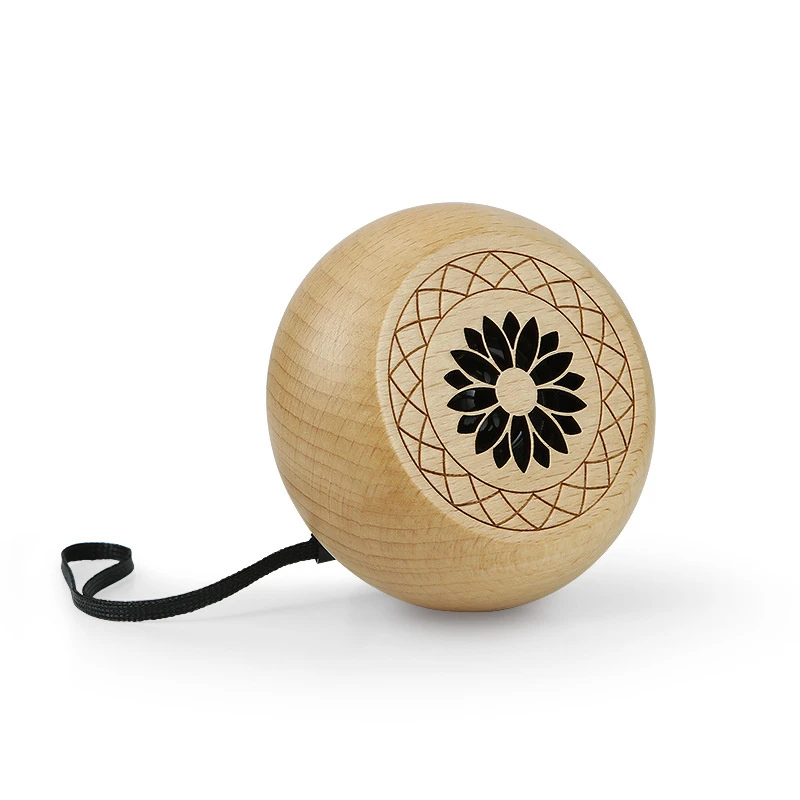 Factory Outdoor Professional Audio Portable Small Bluetooth Speaker Promotion Gift Retro Bamboo Wood 3W Subwoofer Amplifier Wireless Mini Speaker Box