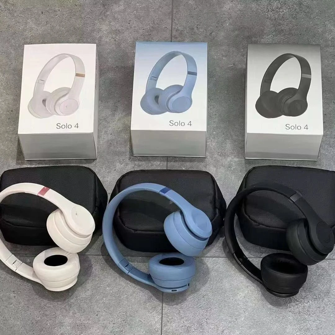 Factory Price Bluetooth Headset Solo 4 True Wireless Bluetooth on-Ear Earphone Headphones for iPhone
