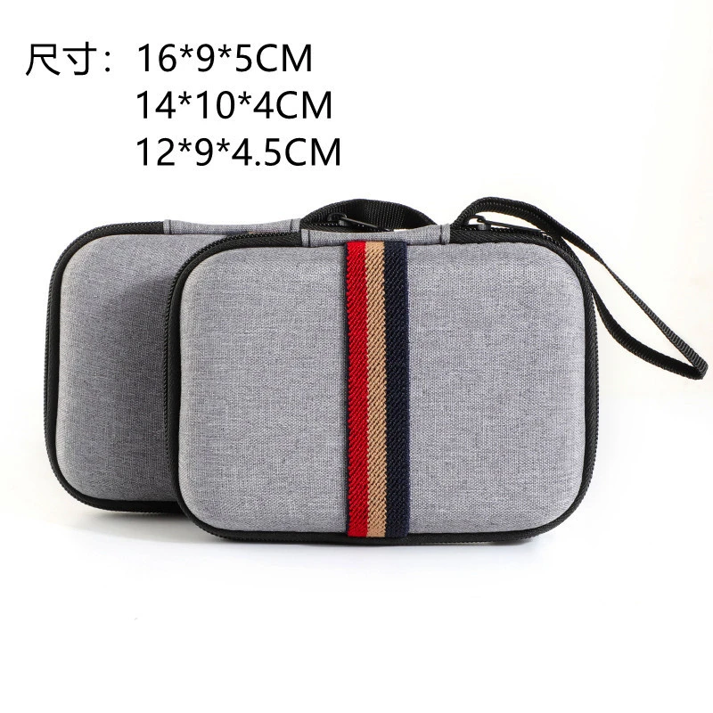 Factory Price Custom Shockproof EVA Earphone Case with USB Charging Port Compact Storage