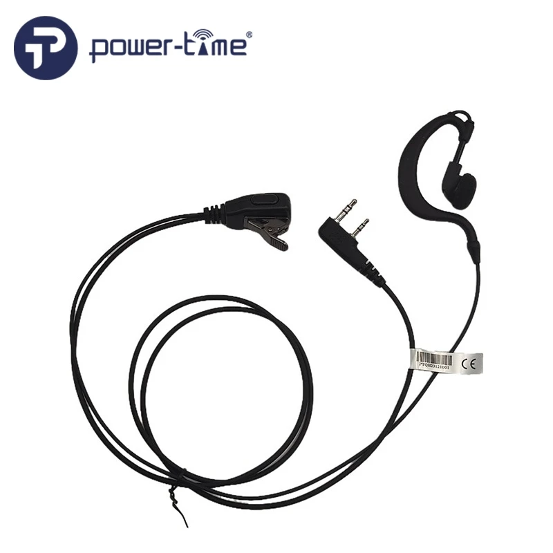 Factory Price G Shape Ear Plug Hook Hanger 2 Way Radio Earphone
