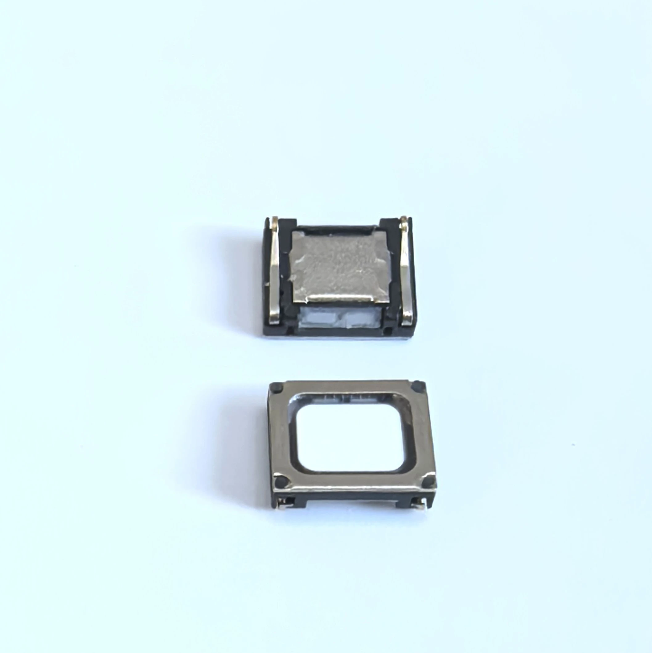 Factory Sell Micro Speaker Rectangle Length 9mm Width 8mm 30ohms 80mv Mini Speaker 122±3 Db Leaf Spring Connection Sr0809mr2j-F2 (IPX8 HAC)