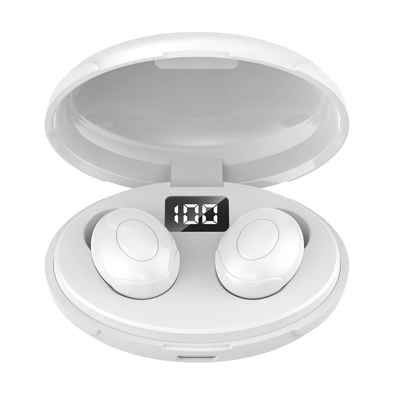 Factory Supplying Tws Bt 5.0 Wireless Headphones LED Display Stereo Sound Headset Waterproof Sports Earbuds in-Ear Earphone