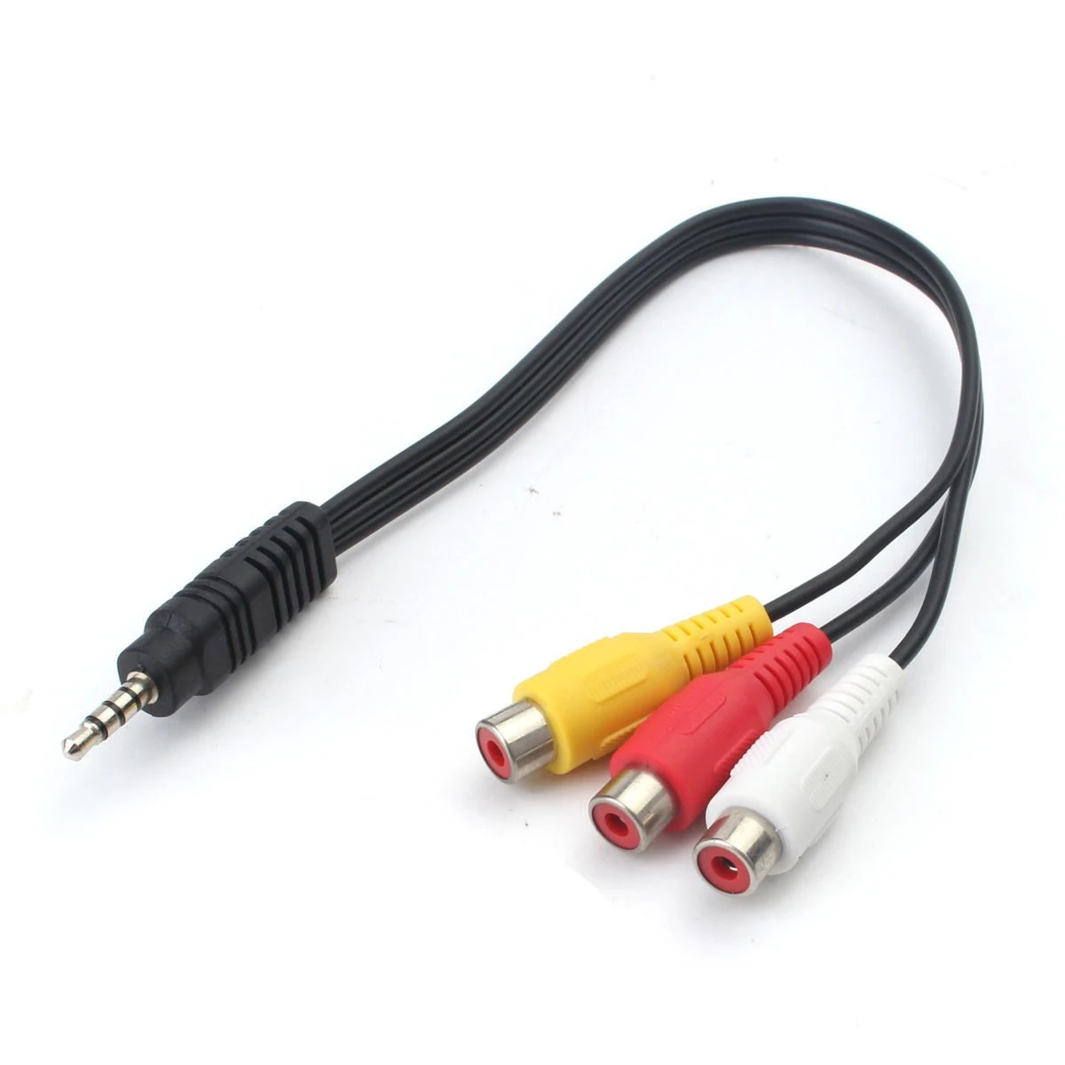 Factory Wholesale 3.5mm to 3 RCA Audio Cable High-Fidelity Stereo Aux Cable for TV Speaker