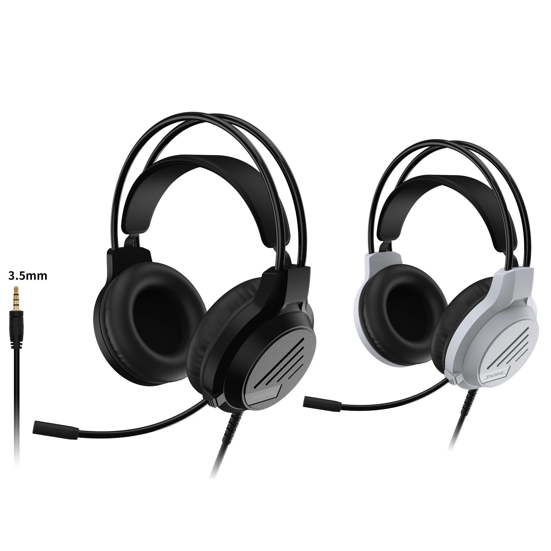 Factory Wholesale Noise Reduction Wired Headset 3.5mm Stereoscopic Gaming Headphone for PS5/xBox/Switch/PC