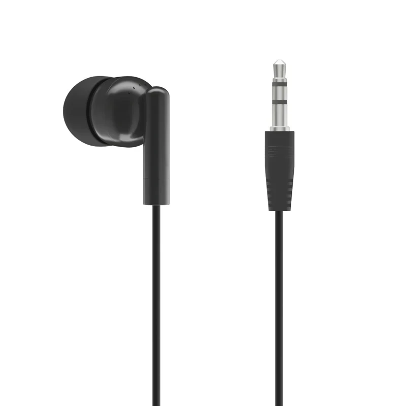 Factory Wholesale Only 3.5mm Single One Ear Disposable Mono Earphones Single Side Tour Guide Headphone