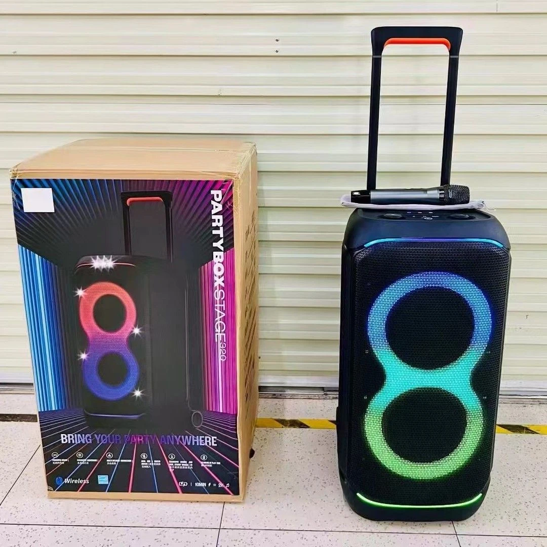 Factory Wholesale Rechargeable Battery Partybox Stage 320 Speaker Big Sound for Home Parties