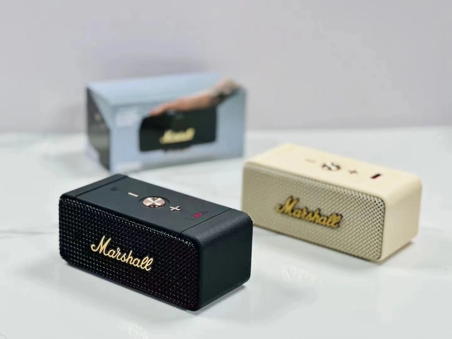 Factory Wholesale Wireless Bluetooth Retro Portable Subwoofer Marshall Emberton Speaker