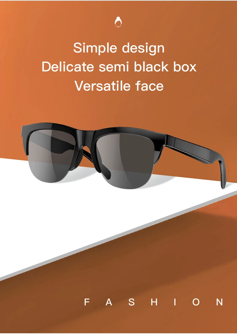 Fashion Wireless Frames Tempo Anti Blue Light Audio Headphone Sports Sunglasses Smart Glasses