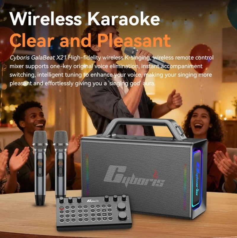 Fast Charging Waterproof Hi-Fi Sound 2.1-Channel Active Speaker