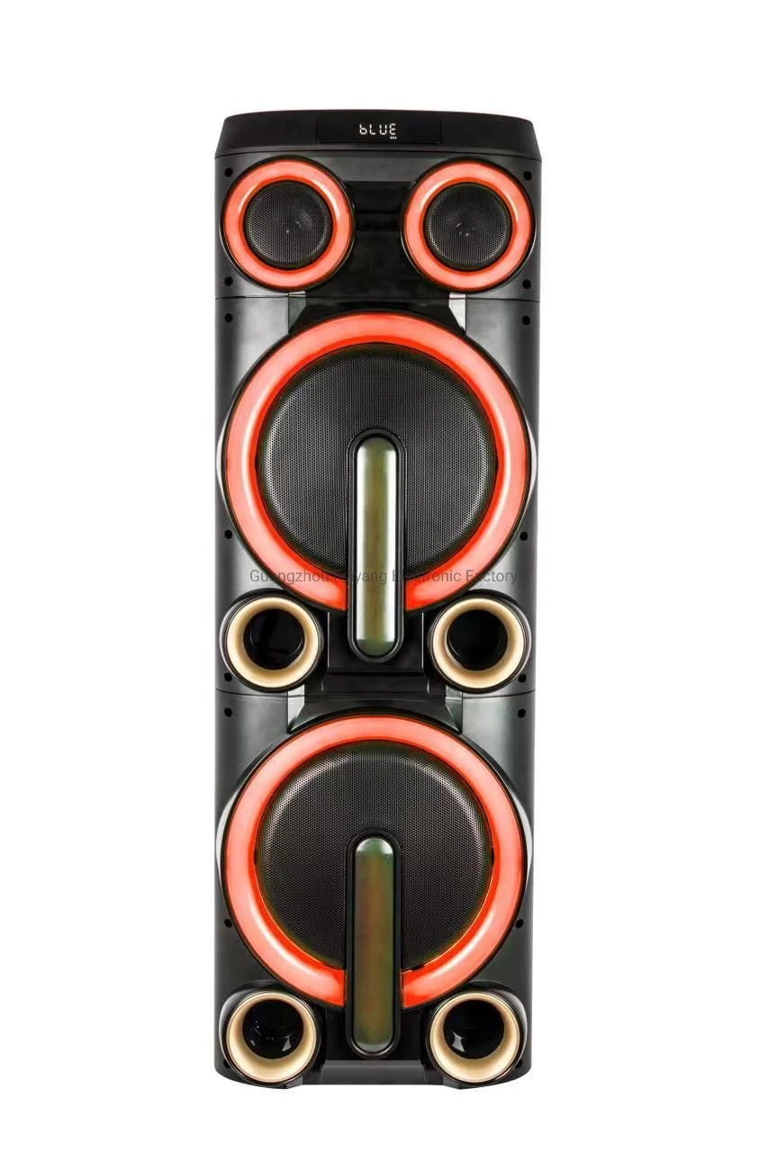 Feiyang New Private Model Party Box Dual 10 Inch Wireless Wood RGB Lights Speaker