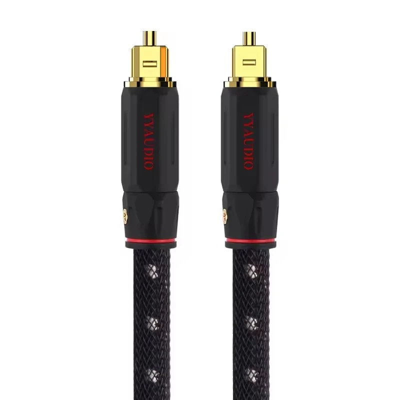 Fiber Optic SPDIF Digital Amplifier Input TV Projector Audio Connection Cable