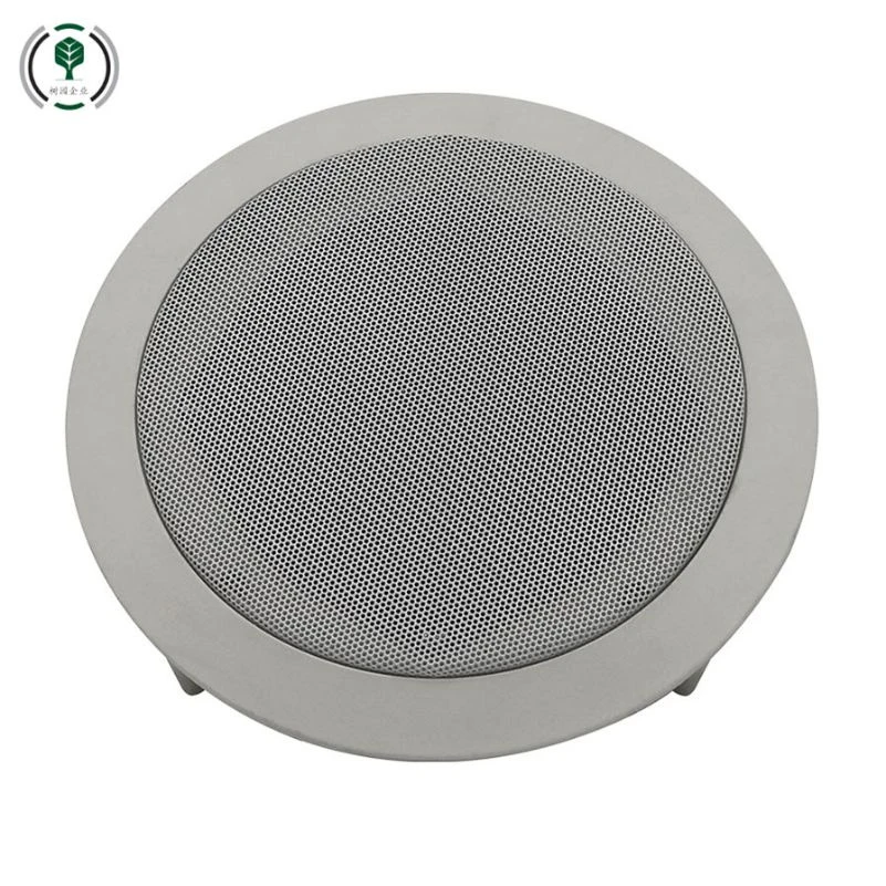 Flame-Retardant Plastic Base Durable Ceiling Mounted Speaker