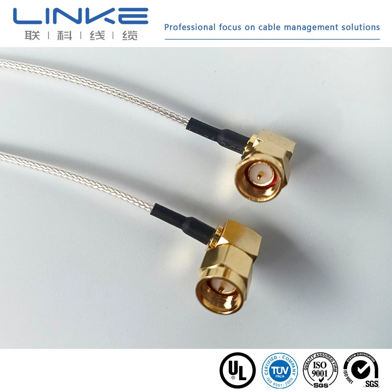Flexible Audio Speaker Assembly OFC Low Noise Coaxial Cable for Audio Equipment