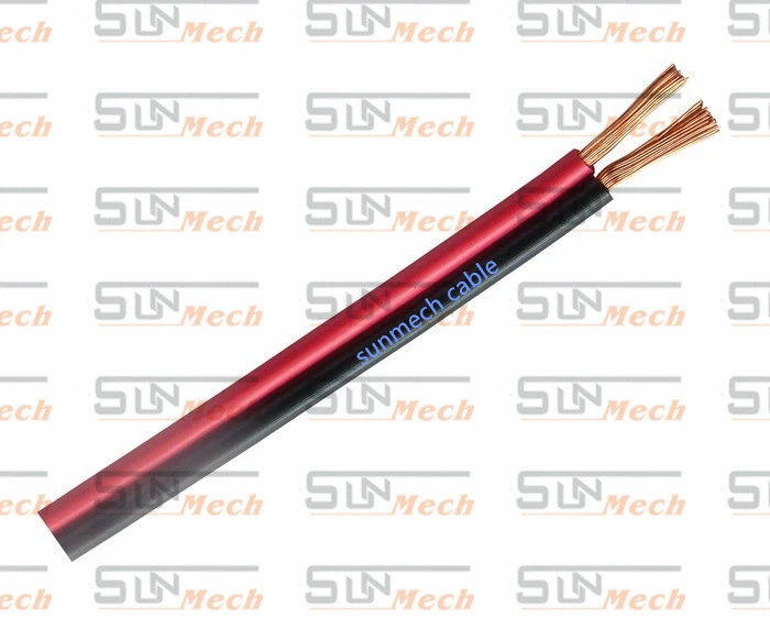 Flexible OFC Speaker Wire 14AWG Transparent Cable Red&Black Audio Cable OFC Speaker Cable