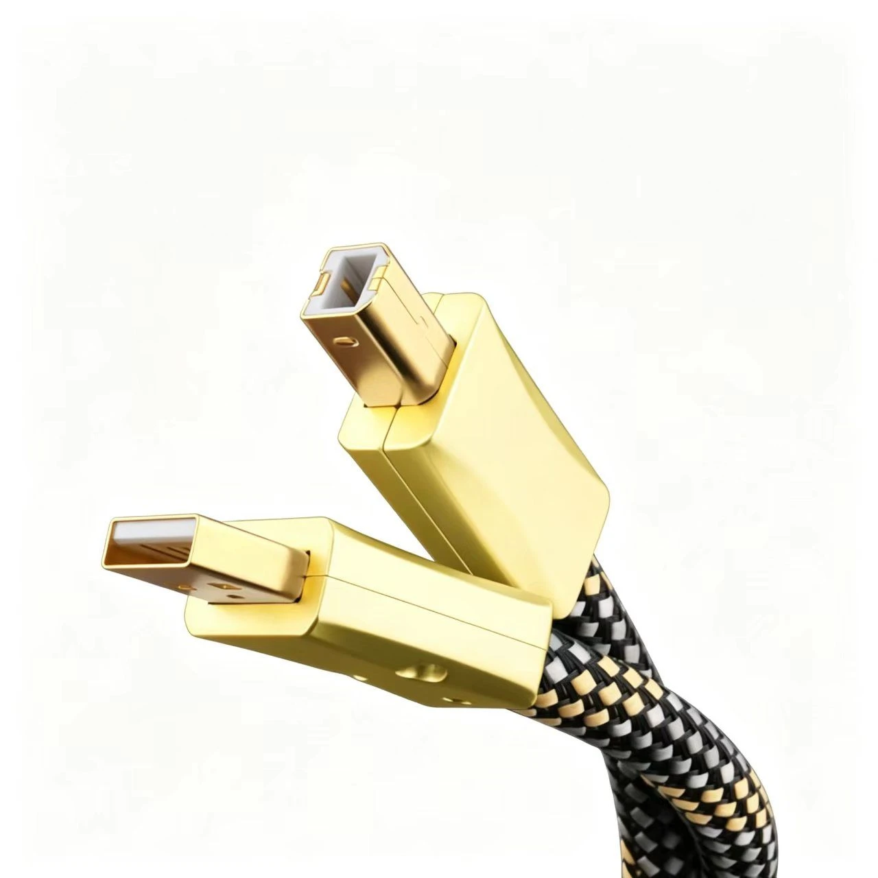 Flexible USB 2.0 A to B Printer Cable with Ferrite Core for Office and Home