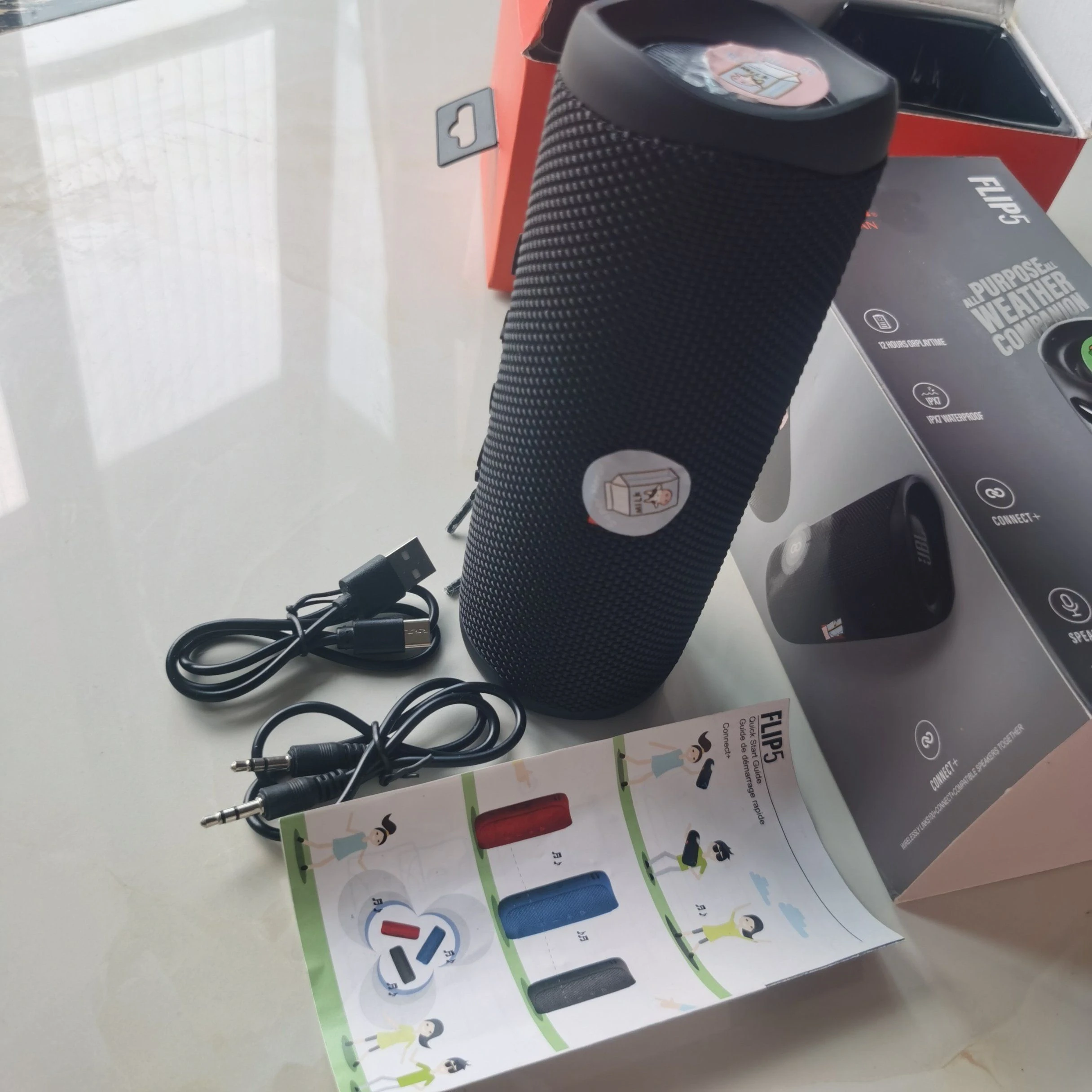 Flip 5/6/7 Portable Audio, Lossless Sound Outdoor Party Speaker