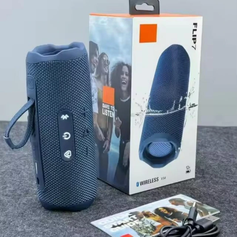 Flip7 Fabric Surface Wireless Bluetooth Speaker Waterproof Portable Outdoor Travel Loud Speaker