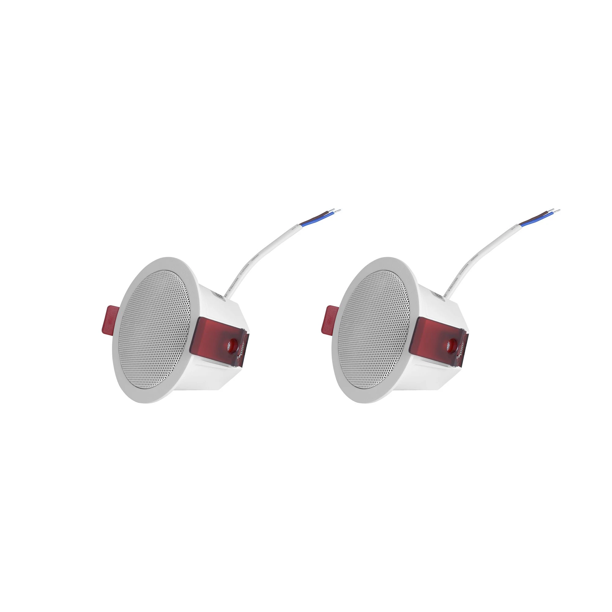 Flush Mount Aluminum Bluetooth Ceiling Speaker with Multi Zone Sync & Low Power