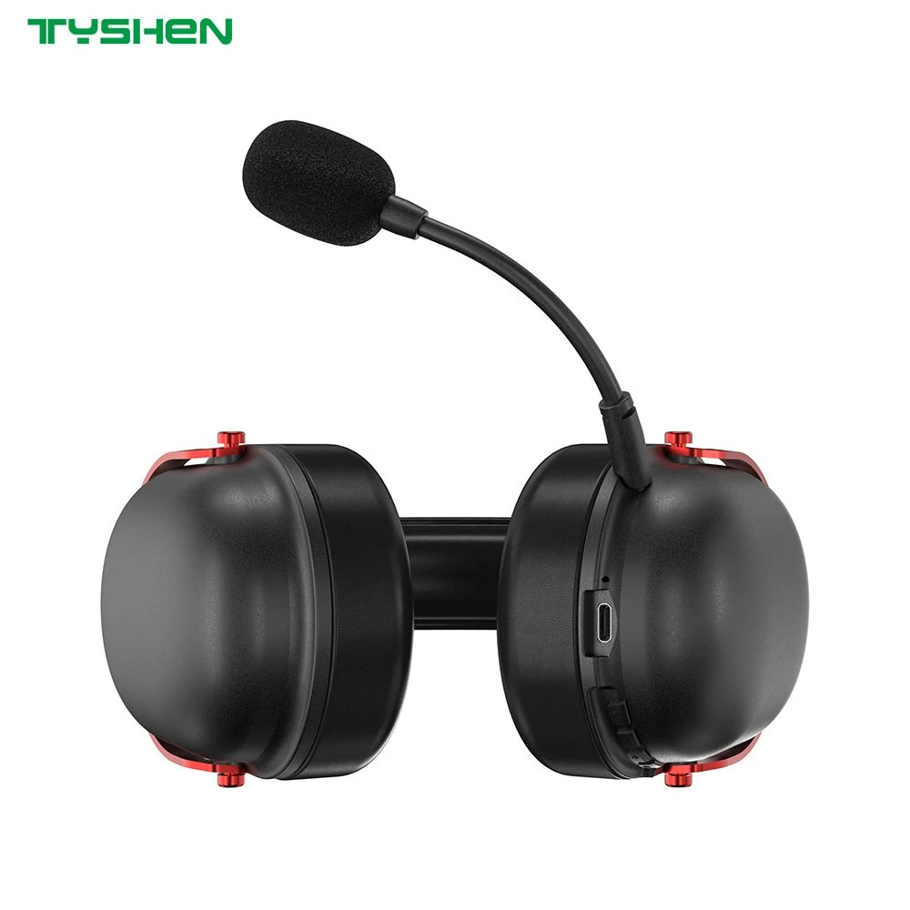 Foldable Mic Gaming Headset Bluetooth 6.0 2.4G Stereo Low Latency
