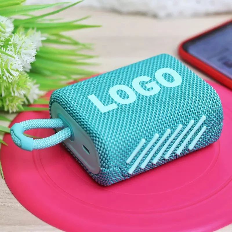 Foreign Trade Hot Sale Go3 Wireless 5.0 for Speaker Brics Mini Card Portable Gift Stereo RGB LED Plastic Touch Control