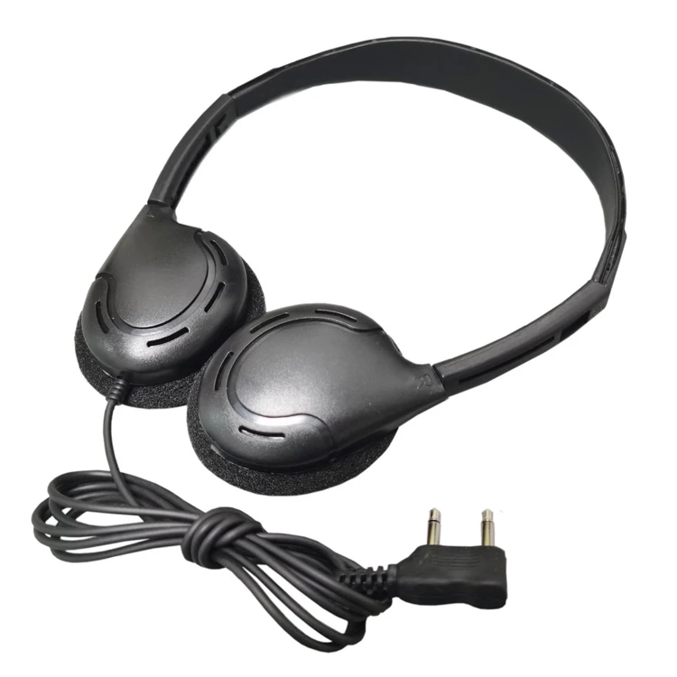 Free Sample Customized Logo OEM in-Ear Disposable 32ohms /300 Ohms Dual Pin Aviation Earphone Headphone Earbud