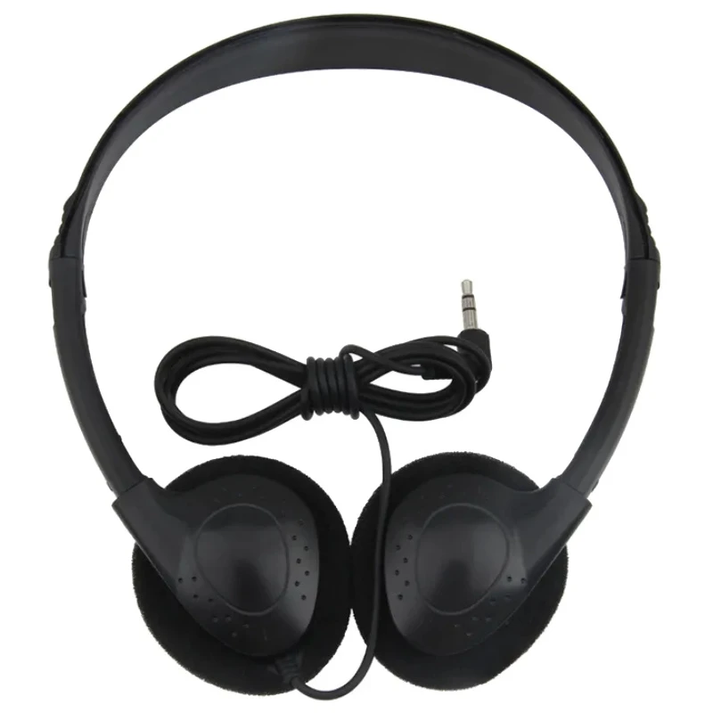 Free Samples Comfort Headband Headphone Disposable Earphone Headphones for School Airplane Hospital Students Kids and Adults