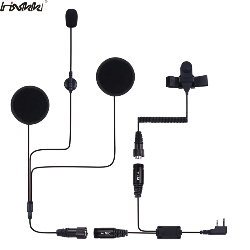 Full Face/Open Face motorcycle Helmet Headset with Ptt for Communication