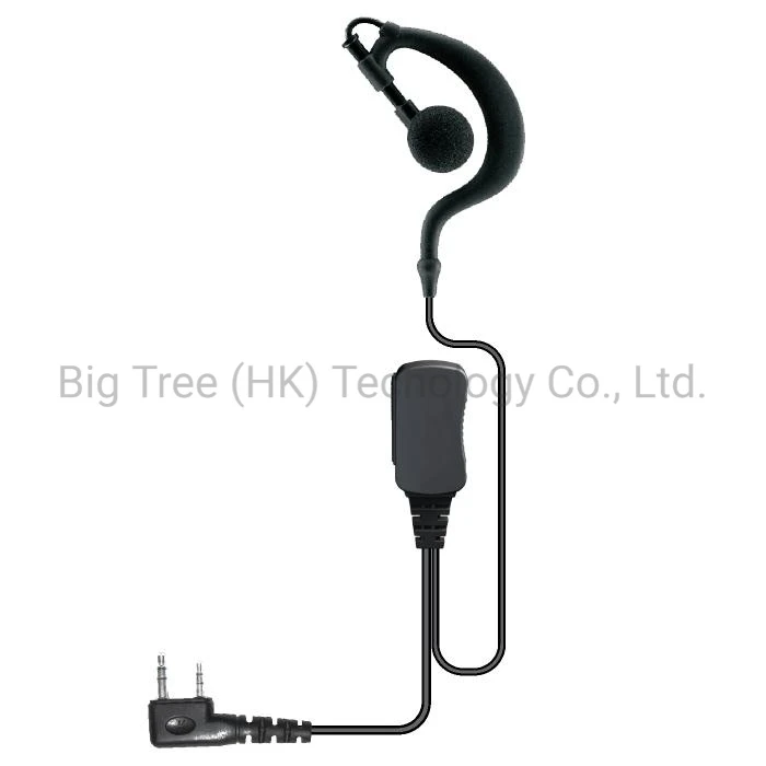 G Hook Earphone for Motorola Icom Vertex Hytera Radios