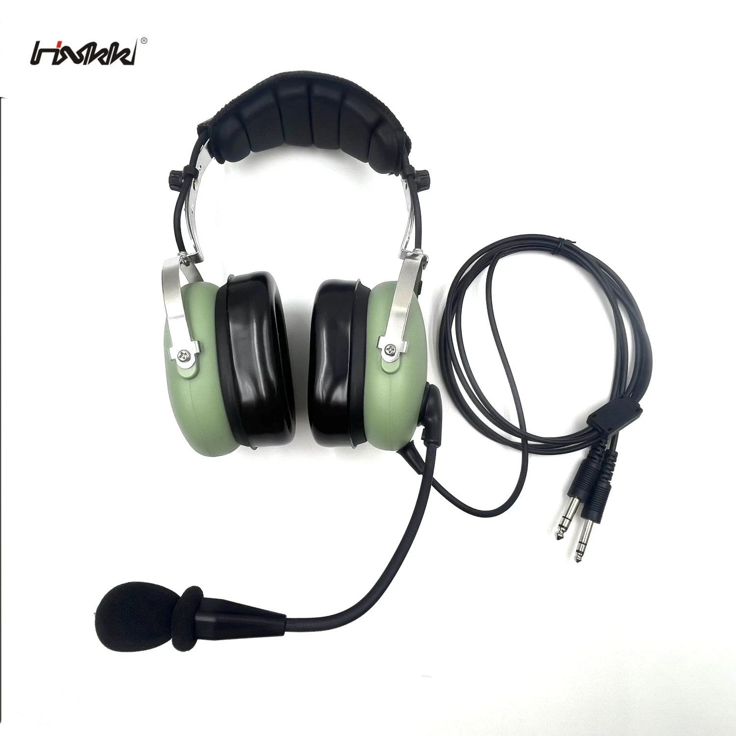 General Aviation Headset Noise Canceling Pilot Accessorieshones with Microphone Communication Headphone