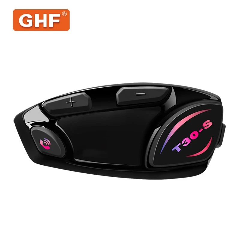Ghf Wireless Bluetooth Helmet Motorbike Earphone 5.3 Interphone Helmet Headset for Motorcycle Parts