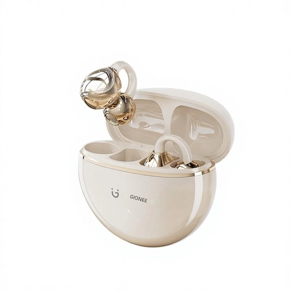 Gionee Ear-Clip for 5.3 Headset Open-Ear Design Non-in-Ear Comfortable Long Wear Ultra-Long Battery Life Ipx6 Waterproof