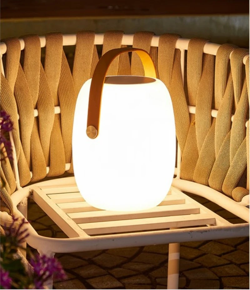 Glowing Portable LED Speaker Lantern for Camping Perfect Outdoor Lighting Solution