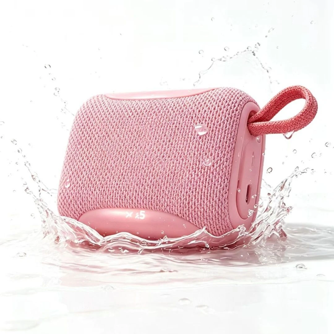 Go5 Mini Portable Bluetooth Speaker, Waterproof Wireless Sound Box for Beach Shower