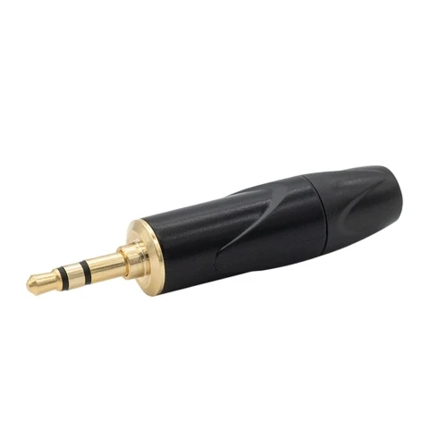 Gold Plated 3.5mm Trs Solder Audio Plug Connector