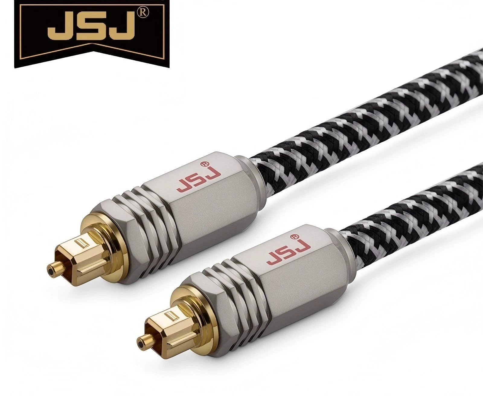 Gold Plated Audio Optical Fiber Cable for TV and Speaker Multimedia