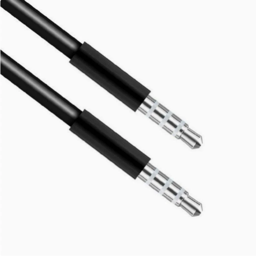 Gold-Plated Hi-Fi 3.5mm Aux Audio Cable for Travel & Outdoor Music Listening