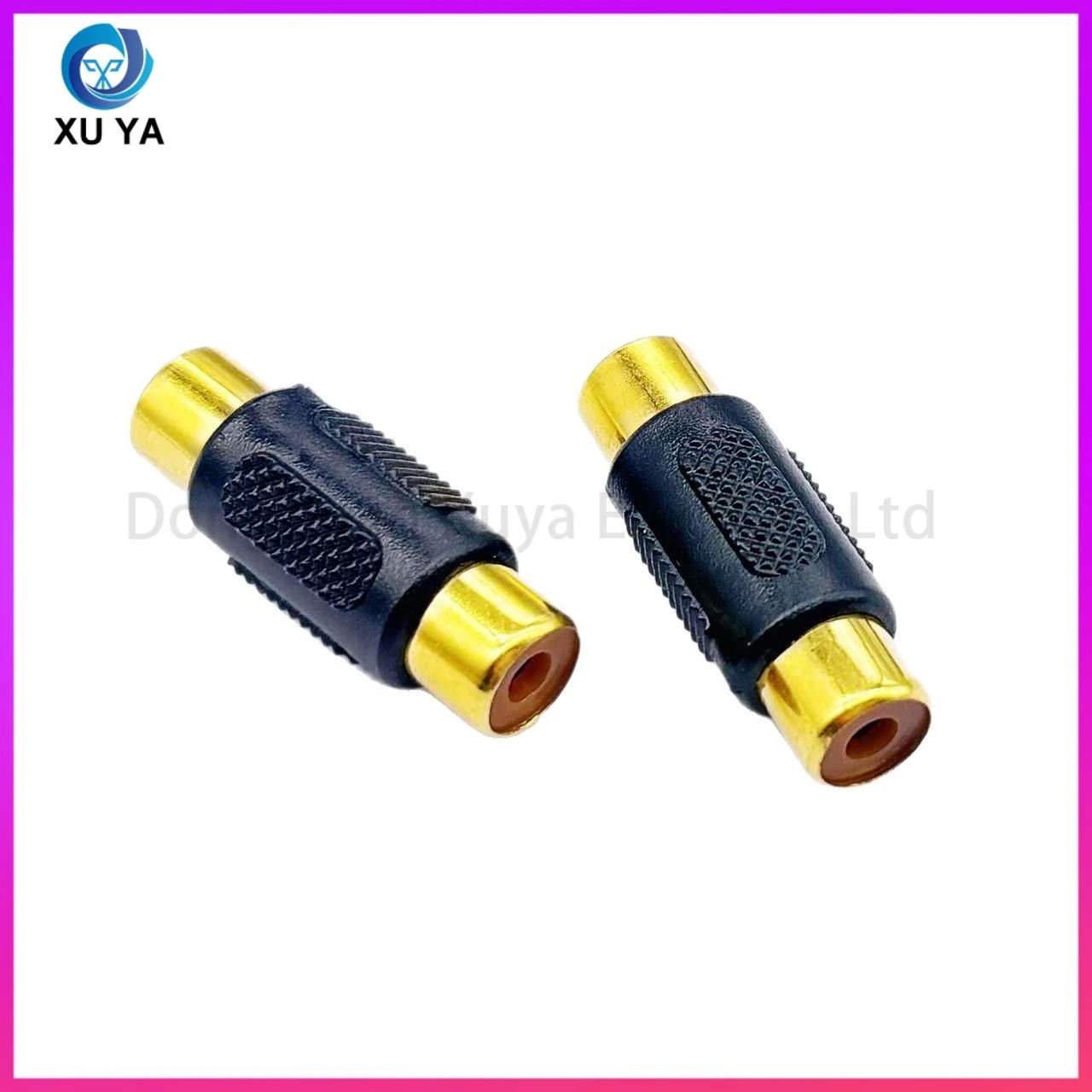 Gold Plated RCA Female-Female Coupler AV Straight Connector for Extending RCA Cables on TV DVD Player Speaker Turntable Stereo