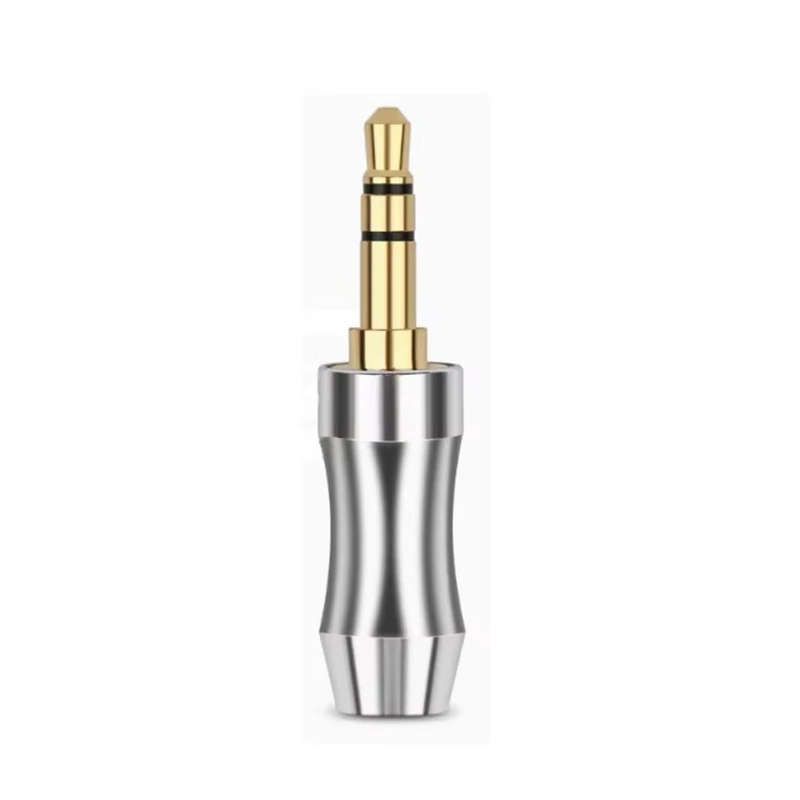 Gold Plated Slim Waist Balanced Audio Cable Connector with Custom Logo