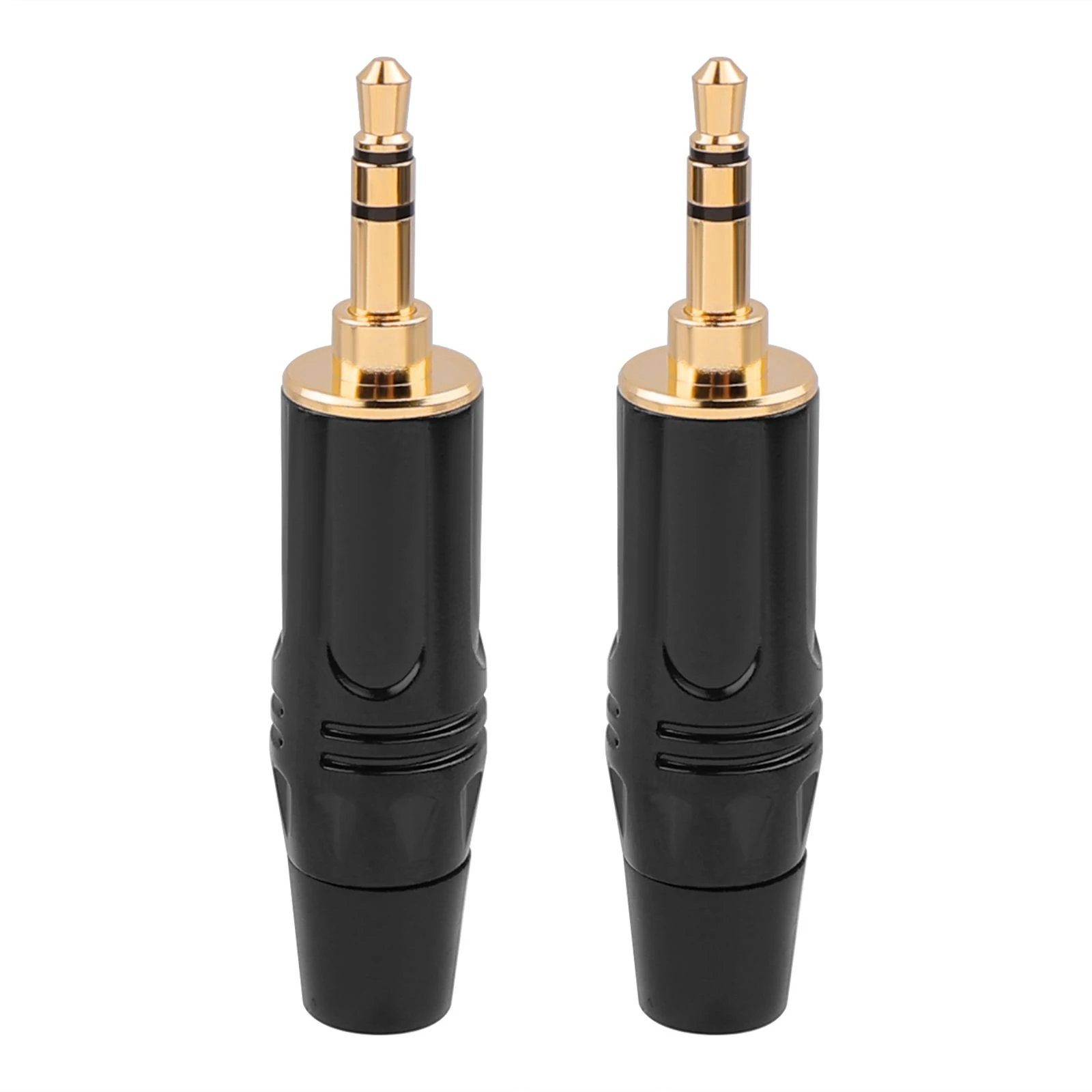 Gold-plated Pure Copper 3.5mm Audio TRS Jack Audio-Video Cables Connector 6mm