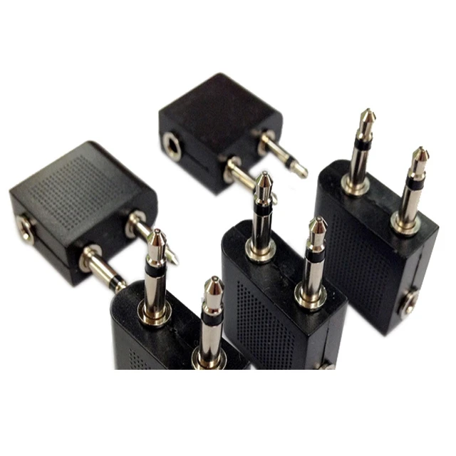Good Quality Dual Pin Airline Earphone Headphone Adapter 5% off