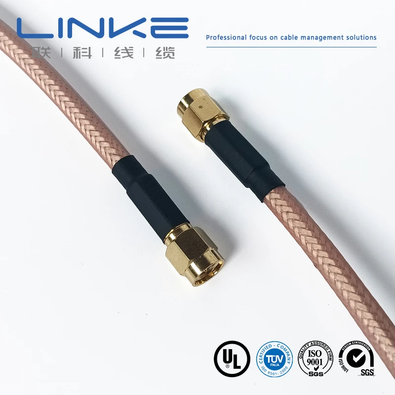Good Quality Round Braided Woven Fabric Twisted Electric Guitar Cable Audio Cable