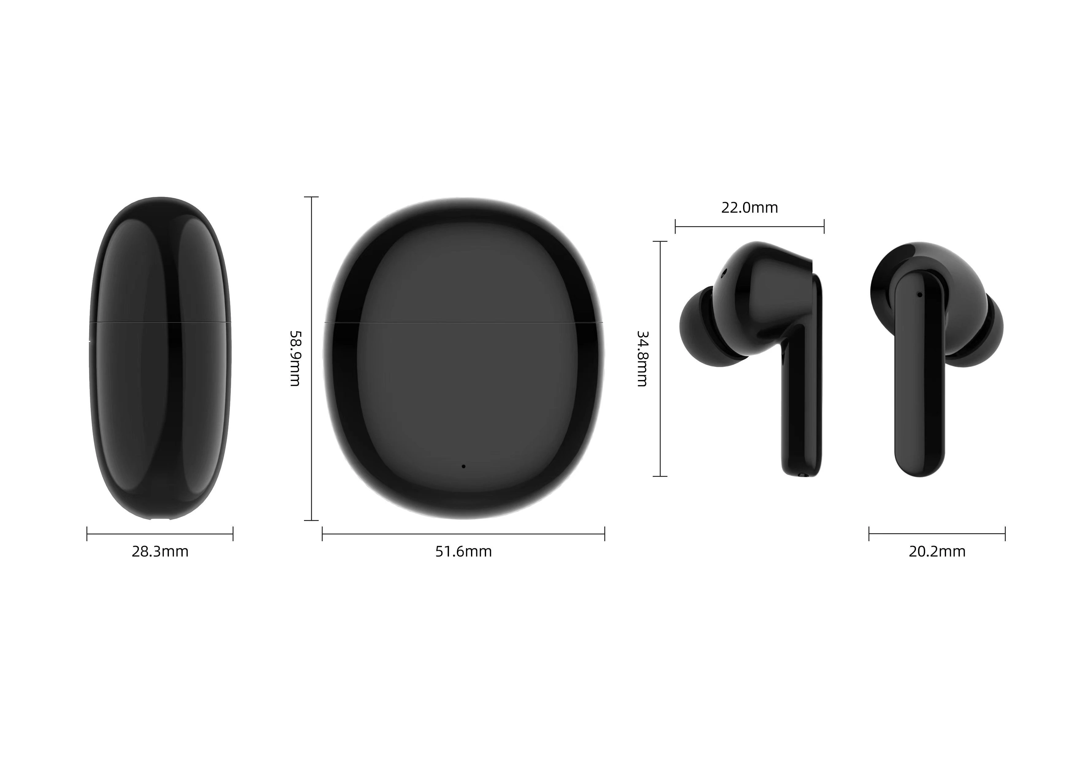 Good Selling Tws Wireless Earphone Earbuds Bt 5.0 Mini True Sport Stereo Waterproof Gaming in-Ear Earphone