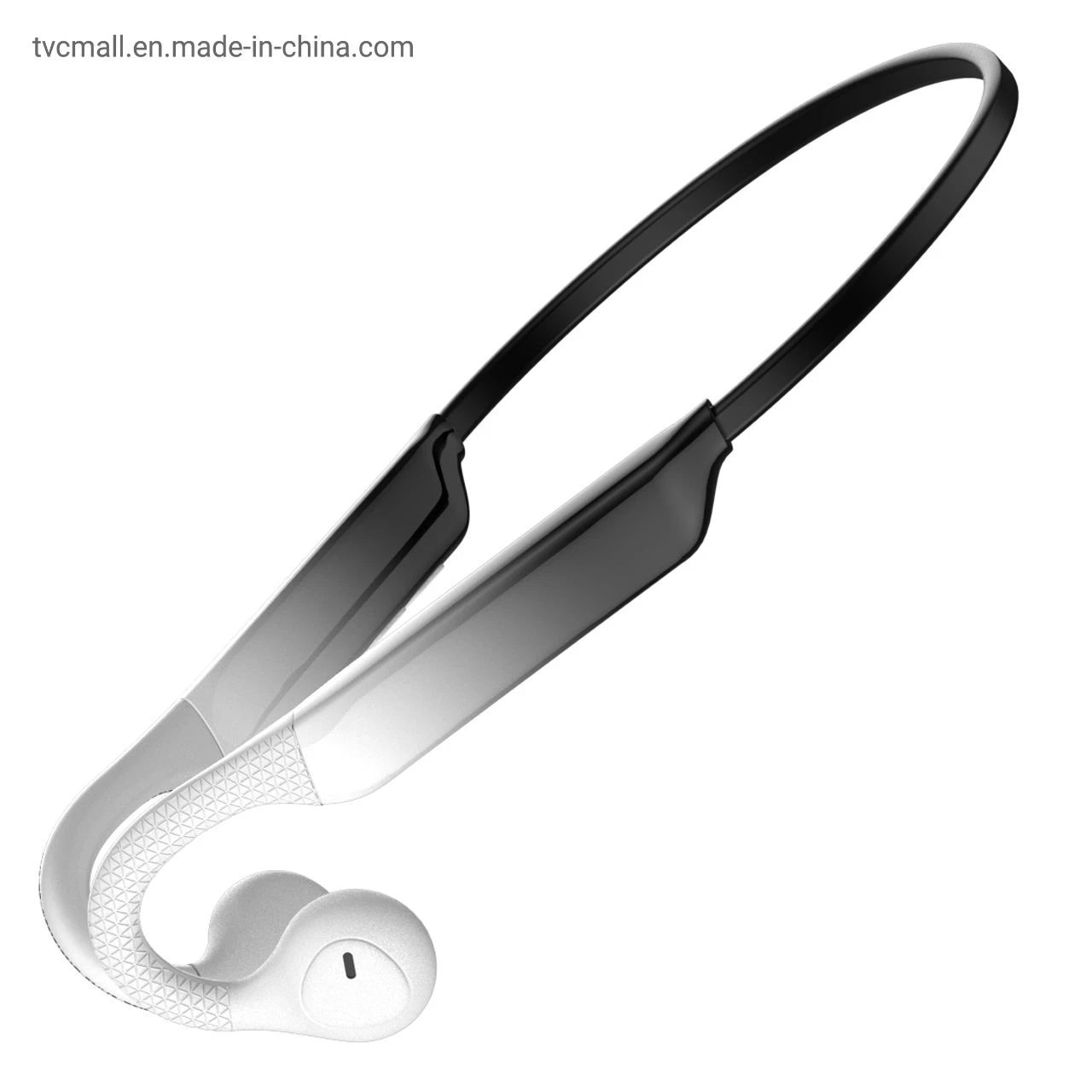 Gradient Color Bluetooth 5.0 Air Conduction Ear Headphones Voice Assistant Open Ear Sports Headphones Sports Headset – Gray